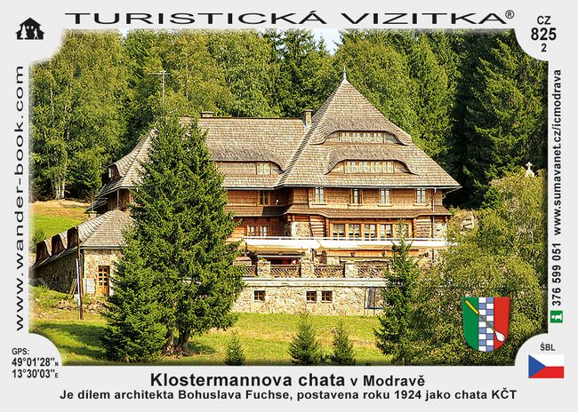 Klostermannova chata v Modravě