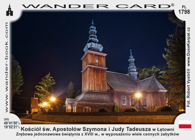 Kościół Świętych Apostołów Szymona i Judy Tadeusza w Łętowni