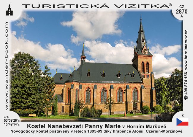 Kostel Nan. P. Marie v Horním Maršově
