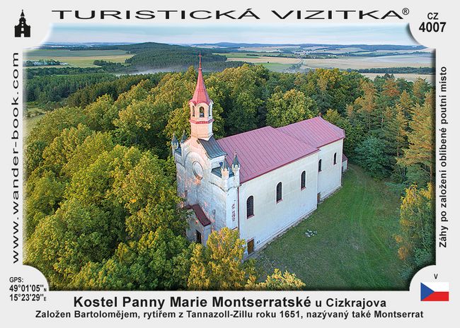 kostel Panny Marie Montserratské u Cizkrajova
