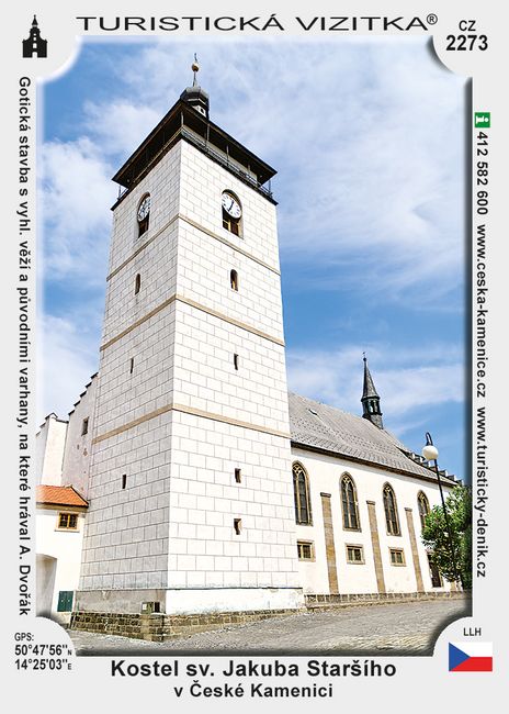 Kostel sv. Jak. Staršího v Čes. Kamenici
