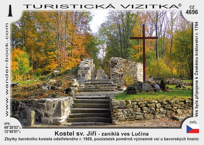 Kostel sv. Jiří - zaniklá ves Lučina