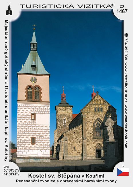 Kostel sv. Štěpána a zvonice v Kouřimi