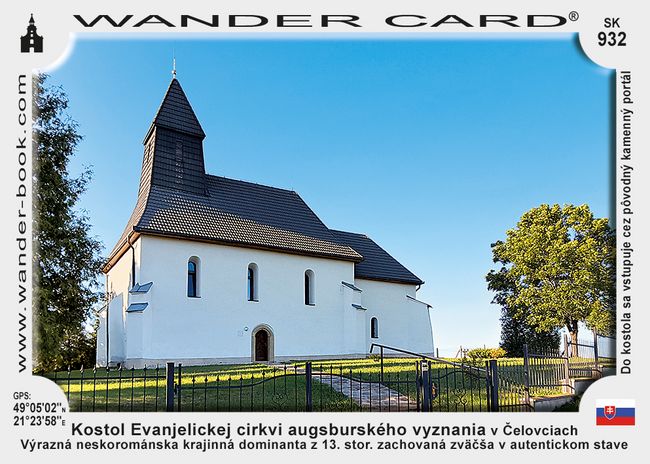 Kostol Evanjelickej cirkvi augsburského vyznania v Čelovciach