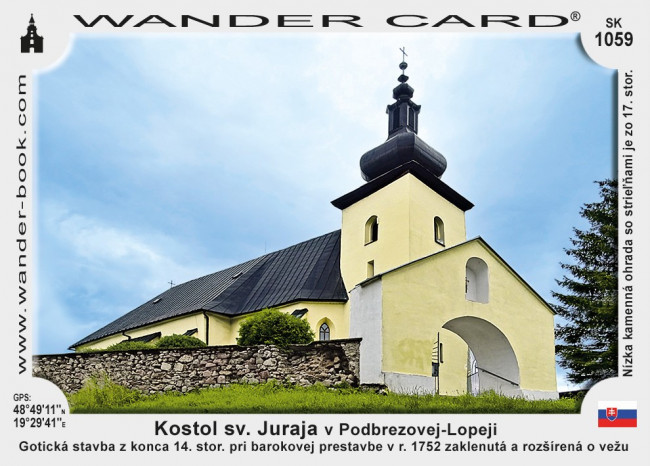 Kostol sv. Juraja v Podbrezovej-Lopeji