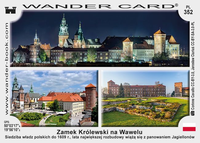 Kraków zamek Królewski na Wawelu