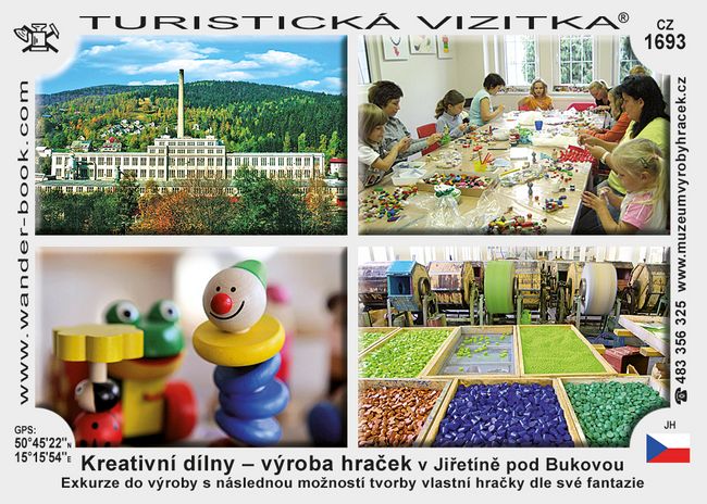 Kreativní dílny – výroba hraček v Jiřetíně pod Bukovou