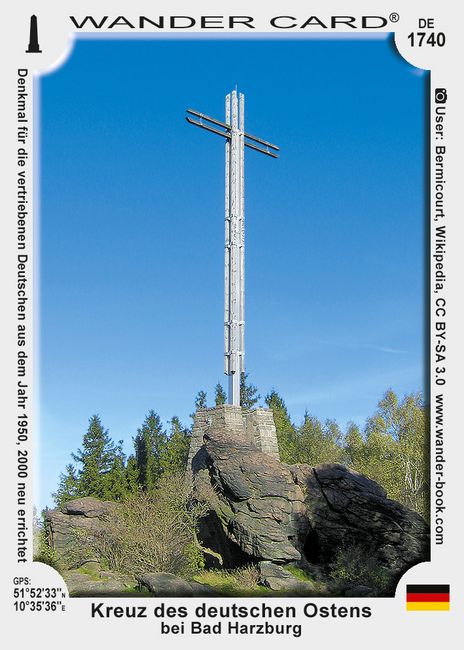 Kreuz des deutschen Ostens bei Bad Harzburg