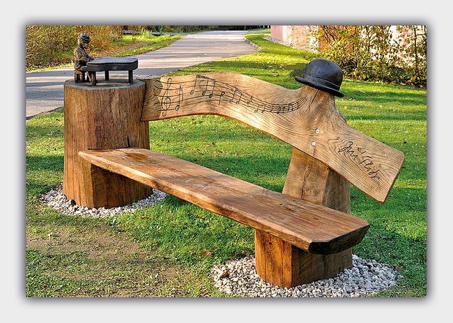 Lavička Jiřího Šlitra