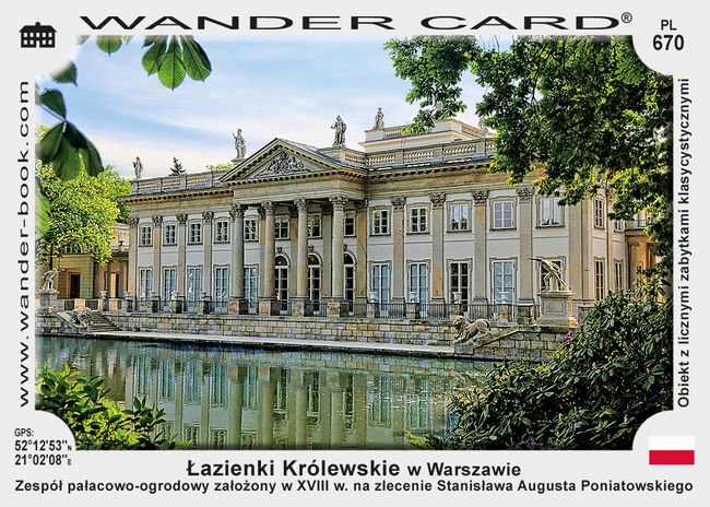 Łazienki Królewskie w Warszawie