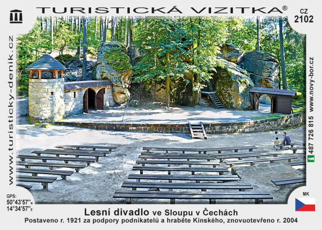 Lesní divadlo ve Sloupu v Čechách