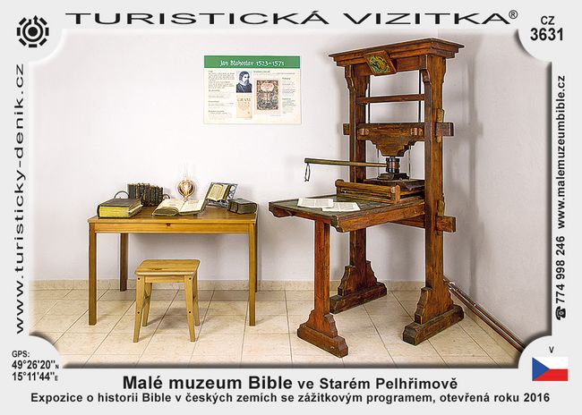 Malé muzeum Bible ve Starém Pelhřimově