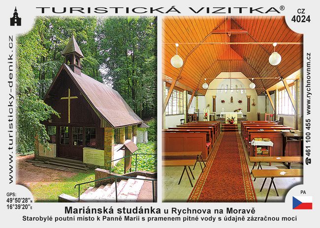 Mariánská studánka u Rychnova na Moravě
