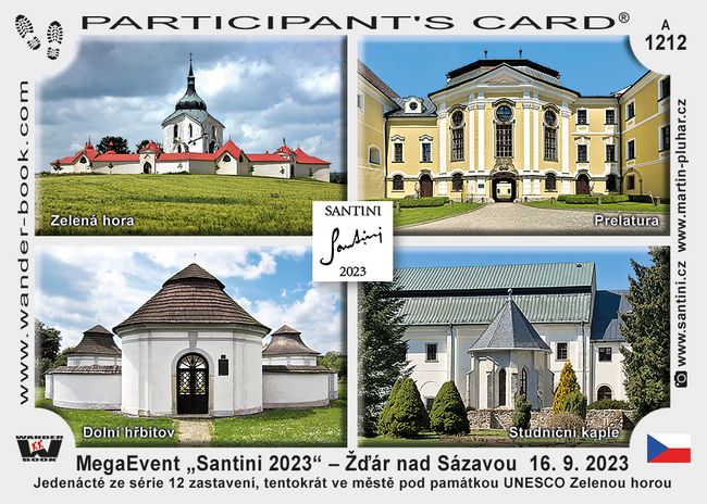 MegaEvent „Santini 2023“ – Žďár nad Sázavou  16. 9. 2023