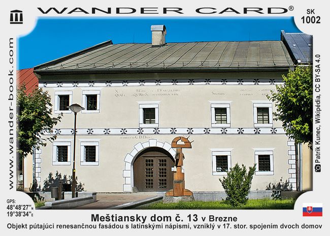 Meštiansky dom č. 13 v Brezne