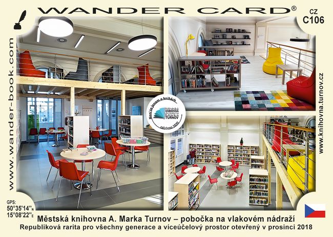Městská knihovna A. Marka Turnov – pobočka na vlakovém nádraží