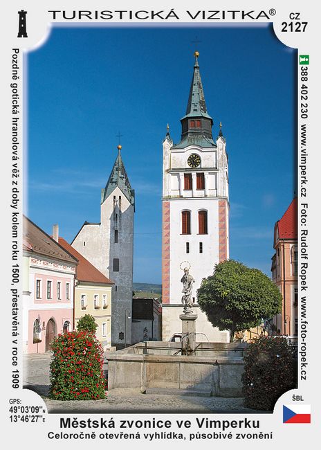Městská zvonice ve Vimperku