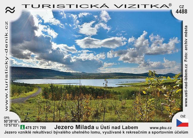 Jezero Milada u Ústí nad Labem