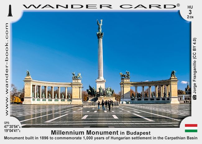 Millenniumi emlékmű Budapesten