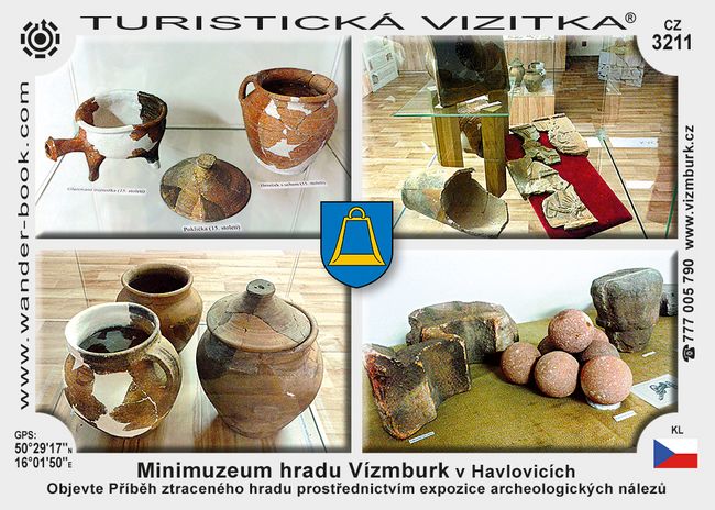 Minimuzeum hradu Vízmburk v Havlovicích