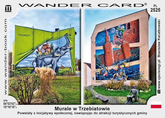 Murale w Trzebiatowie