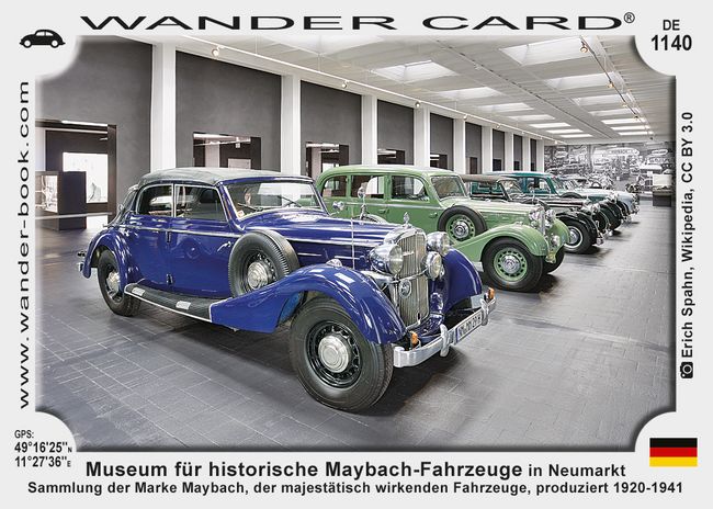 Museum für historische Maybach-Fahrzeuge in Neumarkt