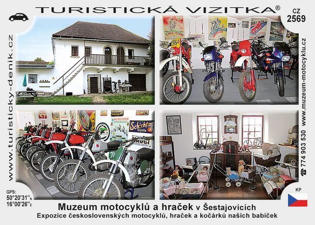 Muzeum motocyklů a hraček v Šestajovicích