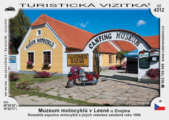 Muzeum motocyklů v Lesné u Znojma