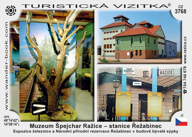Muzeum Špejchar Ražice – stanice Řežabinec