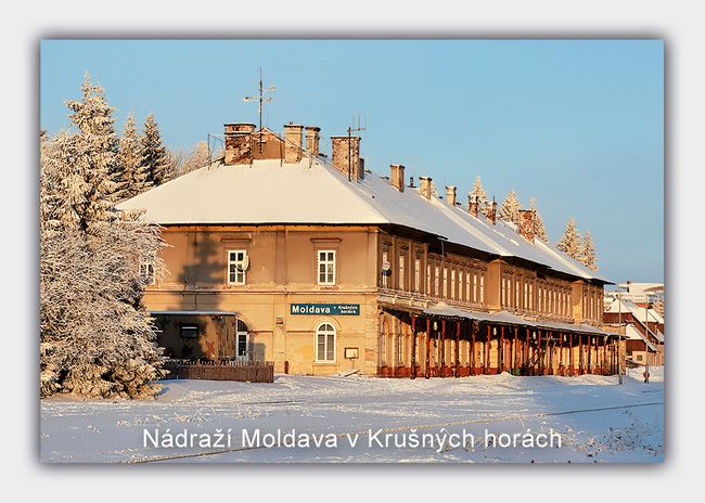 Nádraží Moldava v Krušných horách