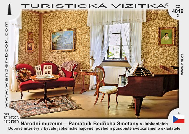 Národní muzeum – Památník Bedřicha Smetany v Jabkenicích