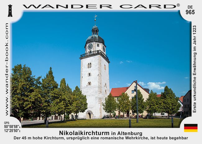 Nikolaikirchturm in Altenburg