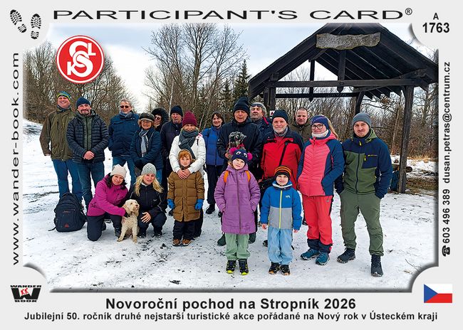 Novoroční pochod na Stropník 2026