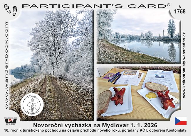 Novoroční vycházka na Mydlovar 1. 1. 2026