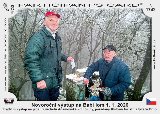 Novoroční výstup na Babí lom 1. 1. 2026