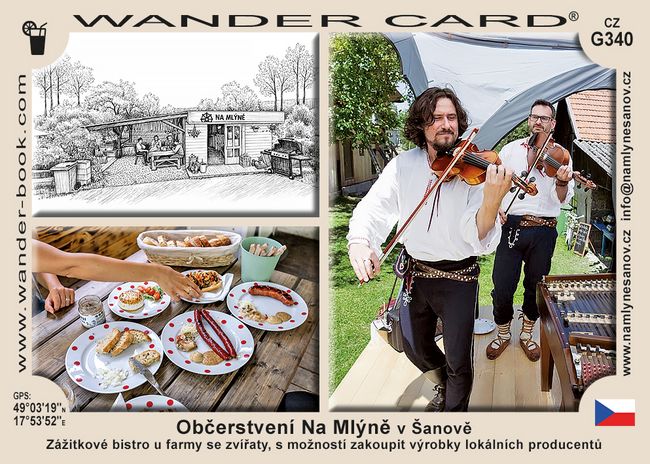 Občerstvení Na Mlýně v Šanově
