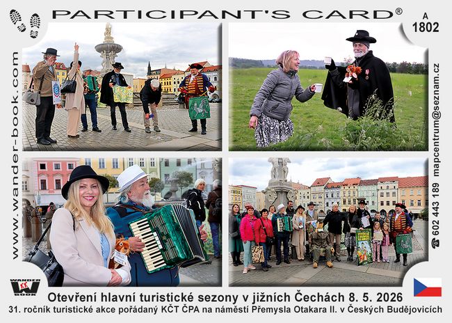 Otevření hlavní turistické sezony v jižních Čechách 8. 5. 2026