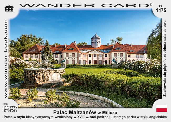 Pałac Maltzanów w Miliczu