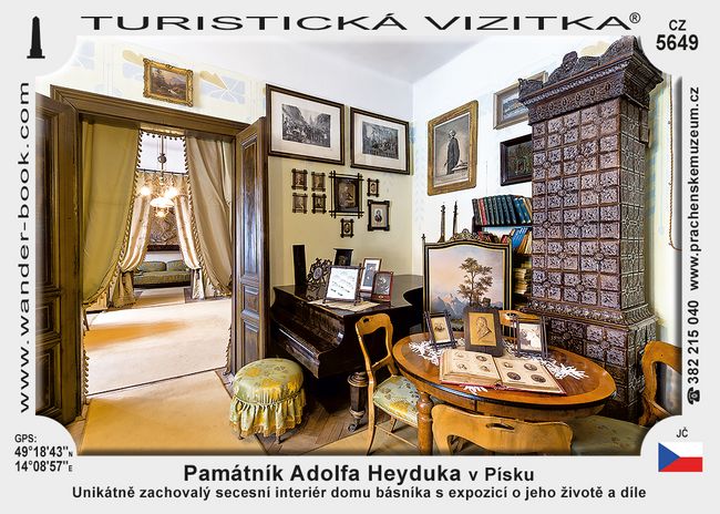 Památník Adolfa Heyduka v Písku