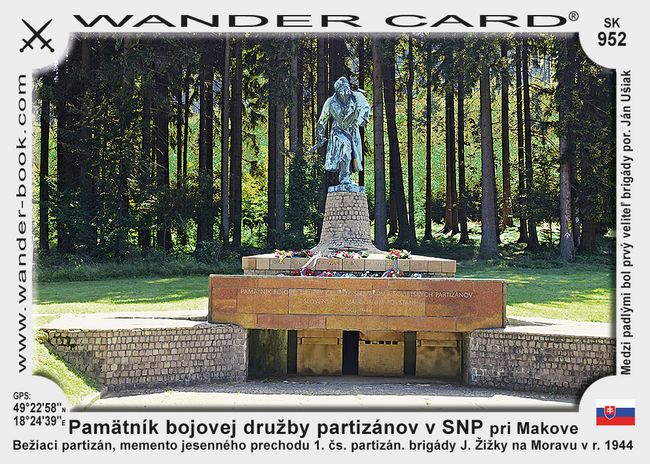Pamätník bojovej družby partizánov v SNP pri Makove
