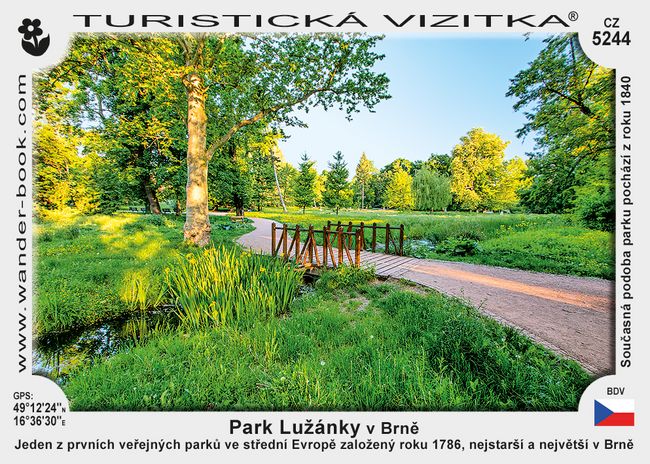 Park Lužánky v Brně