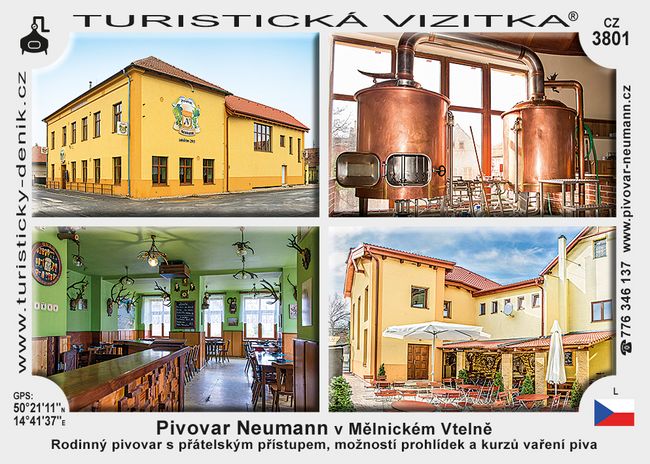 Pivovar Neumann v Mělnickém Vtelně