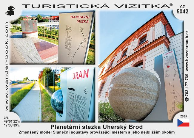 Planetární stezka v Uherském Brodě