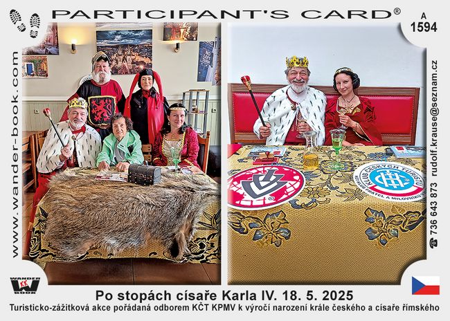 Po stopách císaře Karla IV. 18. 5. 2025