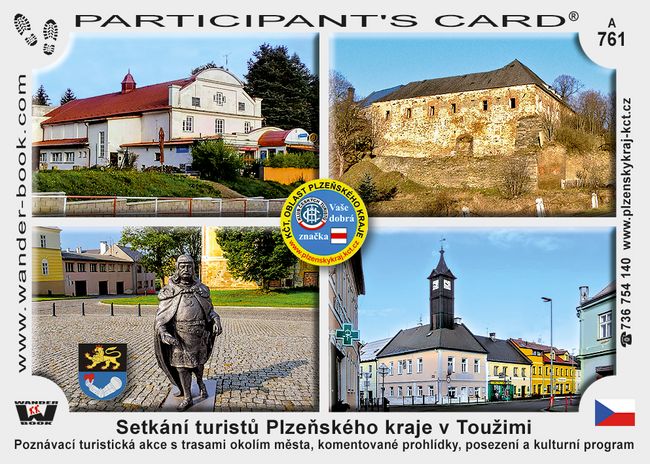 Setkání turistů Plzeňského kraje v Toužimi