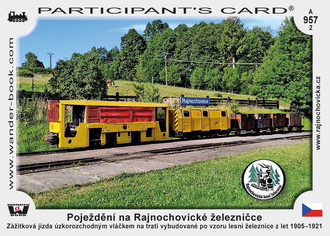 Poježdění na Rajnochovické železničce