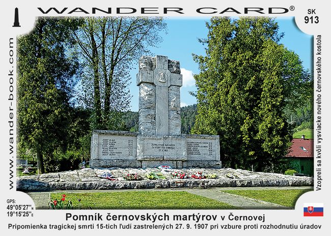 Pomník černovských martýrov v Černovej