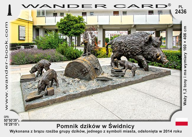 Pomnik dzików w Świdnicy