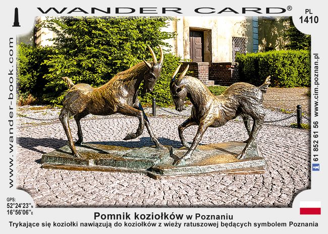 Pomnik koziołków w Poznaniu