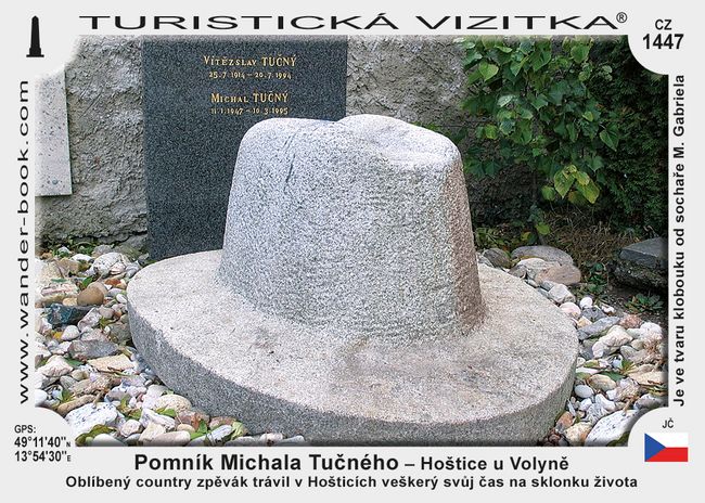 Pomník Michala Tučného v Hošticích